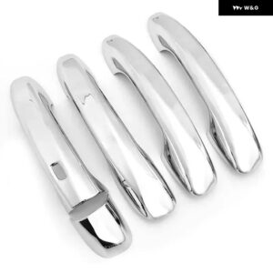 メルセデスベンツ A クラス /B クラス /GLE クラス /GLS クラス /CLA クラス /GLA カーボン LHD 車 ドアハンドル カバー アクセサリー - Silver 1 sensor