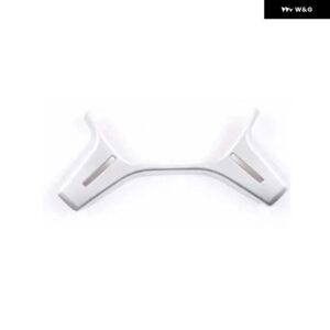 メルセデスベンツ C E ML GL クラス W204 W212 W463 ABS ステアリングホイール 装飾 カバー パッチカーアクセサリー - ABS Silver