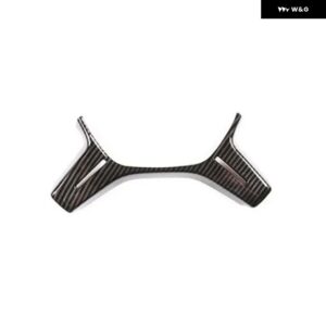 メルセデスベンツ C E ML GL クラス W204 W212 W463 ABS ステアリングホイール 装飾 カバー パッチカーアクセサリー - ABS carbon fibre