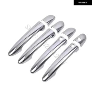 マツダ CX-5 CX3 2012 - 16~2022 クローム サイド ドアハンドル カバー キャッチ トリム オーバーレイモールディング ガーニッシュ - silvery B