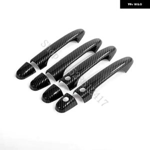 マツダ 2 マツダ 3 6 CX-5 M2 M3 M6 CX3 2012 2013~2022 クローム サイド ドアハンドル カバー キャッチ トリム オーバーレイモールディング ガーニッシュ - Carbon Fiber B