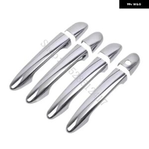 マツダ 2 マツダ 3 6 CX-5 M2 M3 M6 CX3 2012 2013~2022 クローム サイド ドアハンドル カバー キャッチ トリム オーバーレイモールディング ガーニッシュ - silvery A