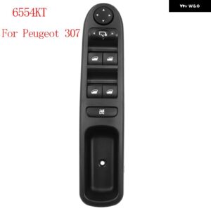 マスター電動パワーウィンドウ コントロール スイッチ プジョー 307 207 シトロエン C3 ピカソ 2000+ 6554KT 6554QC 6554HA 6554ER 6554CF - 6554KT