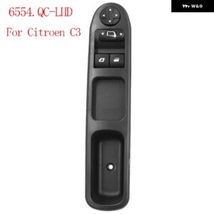 マスター電動パワーウィンドウ コントロール スイッチ プジョー 307 207 シトロエン C3 ピカソ 2000+ 6554KT 6554QC 6554HA 6554ER 6554CF - 6554QC-LHD