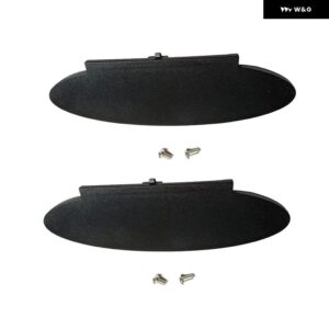 ポルシェ 911 996 997 ボクスター 986 ケイマン 987 サン バイザー バニティミラー カバー カーアクセサリー 1/2個 - 2pcs