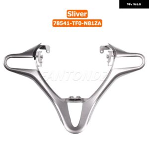 ホンダ シティ 2009-2014 車内 インテリア ブライトシルバー ブラック ステアリングホイール トリム 78541-TF0-N81ZF 78541TF0N81ZA 78541TF0N81TX - sliver