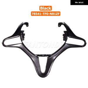 ホンダ シティ 2009-2014 車内 インテリア ブライトシルバー ブラック ステアリングホイール トリム 78541-TF0-N81ZF 78541TF0N81ZA 78541TF0N81TX - black