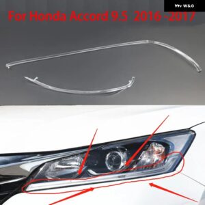 ホンダ アコード 9.5 2016 -2017 DRL 車用 ヘッドライト ライトガイドプレート デイタイム ランニングライト チューブ バー - 2pcs for left light