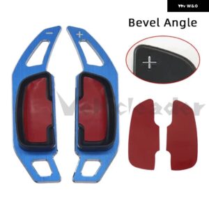 メルセデスベンツ A B C E ML GL CLA GLA GLK SL SLK クラス W176 W246 C117 W212 W204 AMG ステアリングホイール シフター パドルエクステンション - Bevel Angle Blue