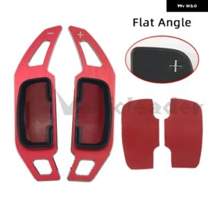 メルセデスベンツ A B C E ML GL CLA GLA GLK SL SLK クラス W176 W246 C117 W212 W204 AMG ステアリングホイール シフター パドルエクステンション - Flat Angle Red