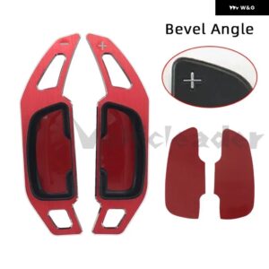 メルセデスベンツ A B C E ML GL CLA GLA GLK SL SLK クラス W176 W246 C117 W212 W204 AMG ステアリングホイール シフター パドルエクステンション - Bevel Angle Red