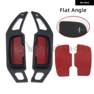 メルセデスベンツ A B C E ML GL CLA GLA GLK SL SLK クラス W176 W246 C117 W212 W204 AMG ステアリングホイール シフター パドルエクステンション - Flat Angle Black