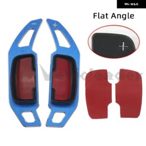 メルセデスベンツ A B C E ML GL CLA GLA GLK SL SLK クラス W176 W246 C117 W212 W204 AMG ステアリングホイール シフター パドルエクステンション - Flat Angle Blue