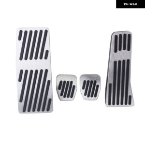 マツダ 3 CX-30 2020-2015.MX-30 CX-50 CX-90 2023-2025 車 MT アルミ アクセル ガスペダル ブレーキペダル クラッチペダルカバー - 4pcs