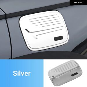 ホンダ CRV 2023 2024 2025 CR-V 6代目ハイブリッド ABS カーボン カー燃料タンクカバー オイルキャップ トリム ステッカー アクセサリー - Silver