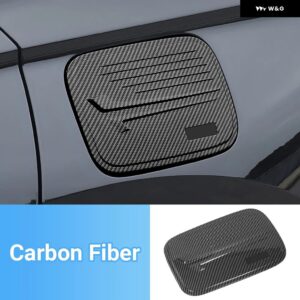 ホンダ CRV 2023 2024 2025 CR-V 6代目ハイブリッド ABS カーボン カー燃料タンクカバー オイルキャップ トリム ステッカー アクセサリー - Carbon Fiber