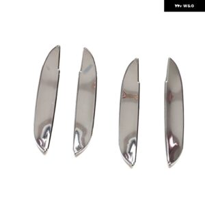 ホンダ ジャズ MK3 2008 - 13 クローム ドアハンドル カップボウルカバー スタイリング 自動車アクセサリー - silver bowl