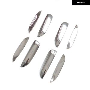 ホンダ ジャズ MK3 2008 - 13 クローム ドアハンドル カップボウルカバー スタイリング 自動車アクセサリー - silver handle-bowl