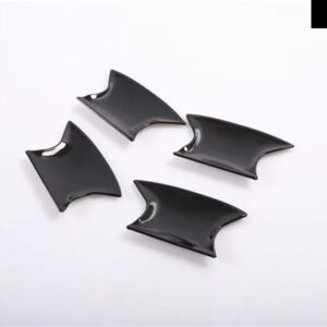 ホンダ アコード 2008 - 13 光沢ブラッククローム カーサイド ドアハンドル 装飾 カバー トリム スタイリング アクセサリー - bowl