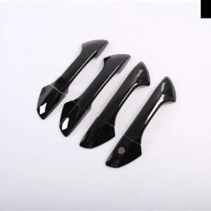 ホンダ アコード 2008 - 13 光沢ブラッククローム カーサイド ドアハンドル 装飾 カバー トリム スタイリング アクセサリー - handle 0 buttons