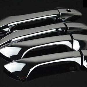 ホンダ アコード 2008 - 12 クローム ドアハンドル カバー + ドアボウルインサート トリム カップ - Door Handle Cover