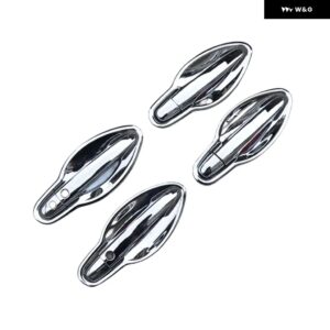 ホンダ CR-V CRV 2012-2016 光沢ブラッククローム カー ドアハンドル カバー ボウル 装飾 トリム スタイリング アクセサリー - silver handle-bowl 2