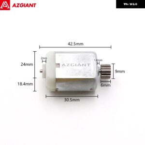 ボルボ オート セントラ ルドアロックモーター カーサイド アクチュエーター リペア マイクロカーボンブラシ エンジン 12V DC 高出力 FC280 DIY - Original Motor J