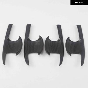 ホンダ CR-V CRV 2017 - 21 カーボン クローム カー ドアハンドル カバー トリム オーバーレイ スタイリング オートアクセサリー - carbon bowl