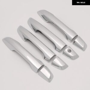 ホンダ CR-V CRV 2017 - 21 カーボン クローム カー ドアハンドル カバー トリム オーバーレイ スタイリング オートアクセサリー - silver 0 sensor