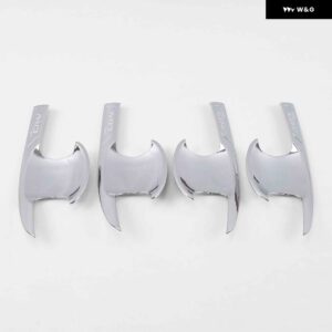 ホンダ CR-V CRV 2017 - 21 カーボン クローム カー ドアハンドル カバー トリム オーバーレイ スタイリング オートアクセサリー - silver bowl