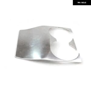 マツダ 3 BP 2019 - 24 2025 ステンレス 車用センター コンソール ギア シフト パネル ウォーターカップカバー アクセサリー - A Silver