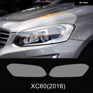 ボルボ XC60 XC90 XC40 V90 V60 S60 S90 アクセサリー TPU 特殊車 ヘッドライト ヘッドランプ フィルム ステッカー 2枚 - for XC60 2016