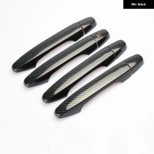 ホンダ CR-V CRV / シビック 2012 - 16 クロームカーボン ドアハンドル カバー トリム カー スタイリング アクセサリー - carbon fiber