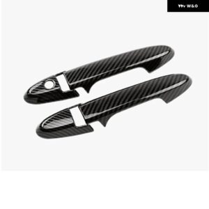 ホンダ HR-V HRV VEZEL 2014-2021 カーボンクローム車 ドアハンドル カバー トリム スタイリング 装飾 アクセサリー - handle 0 button