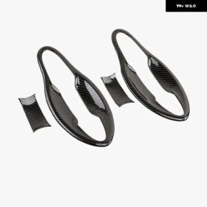 ホンダ HR-V HRV VEZEL 2014-2021 カーボンクローム車 ドアハンドル カバー トリム スタイリング 装飾 アクセサリー - bowl