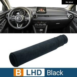 マツダ CX-3 CX3 2014 - 23 車用 ダッシュボード カバー サンシェード 滑り止めマット アクセサリー - B-LHD-Black