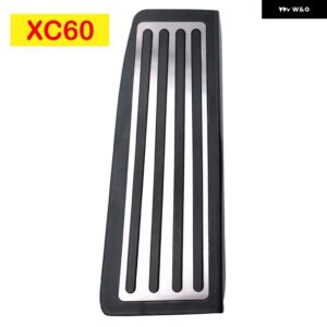 ボルボ XC60 XC90 S90 V90 2018 - 24 2025 車用アクセル ブレーキ フットレスト ペダルカバー アクセサリー - XC60 2018-2025 1PCS