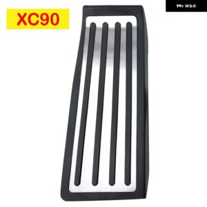 ボルボ XC60 XC90 S90 V90 2018 - 24 2025 車用アクセル ブレーキ フットレスト ペダルカバー アクセサリー - XC90 2015-2025 1PCS