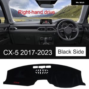マツダ CX-5 CX5 KF 2017 - 23 車用 ダッシュボード サンシェード カバー マット計器デスク パッド アクセサリー - RHD Without Black