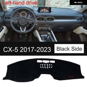 マツダ CX-5 CX5 KF 2017 - 23 車用 ダッシュボード サンシェード カバー マット計器デスク パッド アクセサリー - LHD Without Black