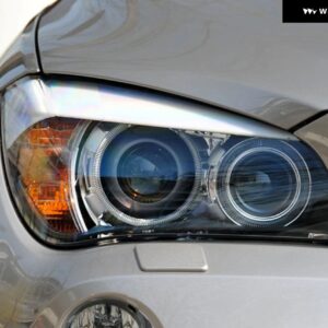 BMW X1 E84 2009 - 15 RFリモートBLUETOOTH対応アプリマルチカラーRGB LEDエンジェルアイハローリング - Xenon headlights