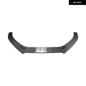 フロントダック リップスプリッター ディフューザー ガード カナード トリム VW フォルクスワーゲン ポロ6C GTI 2015-2018車 バンパー セパレーター バンパ - Carbon Look