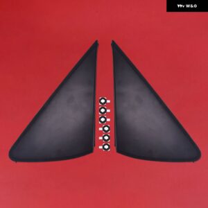 車ドアミラー パネル トリム メルセデス ベンツ A クラス W169 2004-2012 リアビュートライアングルモールディング A1696900287/A1696900187 - 2Pcs Pair