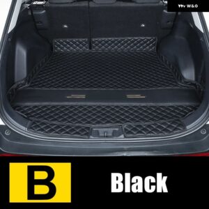 トヨタ RAV4 2019 - 24 XA50 ハイブリッド カー トランク マット カーペット カーゴトレイカバー アクセサリー - black-1pcs