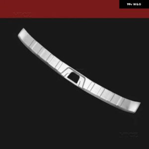 カーアクセサリー 日産 キャシュカイ J11 2016 2017 2018 ステンレス リア バンパー プロテクター シル トランク トレッドプレート トリム - Silver Brushed B