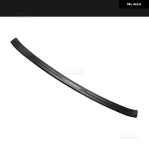 カーアクセサリー 日産 キャシュカイ J11 2016 2017 2018 ステンレス リア バンパー プロテクター シル トランク トレッドプレート トリム - Black brushed C