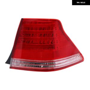 カーアクセサリー トヨタ クラウン 2005 - 09 オート リア テールライト ウィンカー ブレーキライト リバースライト テールライト - Outside Right