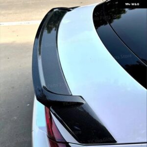 フォルクスワーゲン VW パサート CC 2009-2018 ABS プラスチック R スタイル グロスブラック スポイラー リア トランク ウィング スポイラー カー スタイリ - Carbon Look