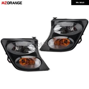 ヘッドライト コーナーライト アセンブリ 日産 パトロールY61 2001 2002-2004 ヘッドランプ ウィンカーフロント バンパー ランプカーアクセサリー - Corner Light L and R