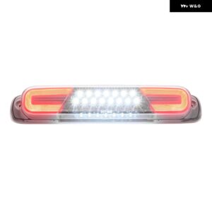 スモーク シボレー シルバラード GMC シエラ 1500 2500 1999-2006 1500HD 2500HD 3500 2001-2006 LED サード ブレーキライト カーゴルーフキット - Clear Lens
